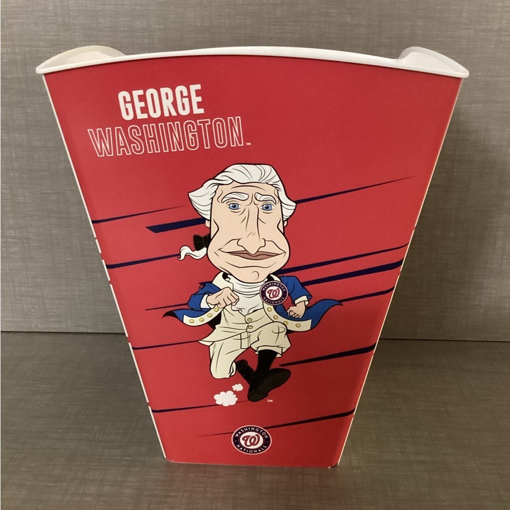 Washington Nationals Mascots MLB Baseball Popcorn Bucket Trash Can Movie Night